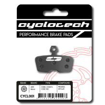 Sram Code - Code R - Code RSC organische remblokken. Cyclotech Prodisc Kevlar
