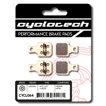 Urban Arrow CME5 remblokken (4st) sintered, Cyclotech Prodisc Metal.