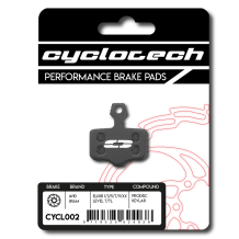 Sram Red- Force -Rival ETAP AXS remblokken, organisch. Cyclotech Prodisc Kevlar.