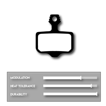 Cyclotech Subzero Metal REFILL remblokken voor Sram DB en Sram Level