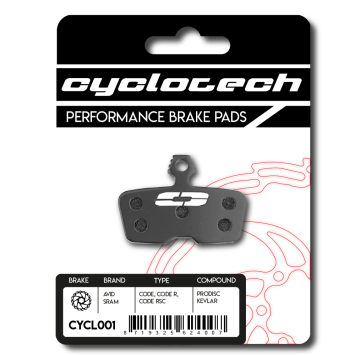 Avid Code - Code R organische remblokken. Cyclotech Prodisc Kevlar
