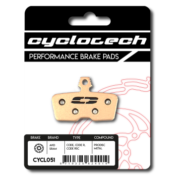 Avid Code - Code R remblokken, sintered. Cyclotech Prodisc Metal