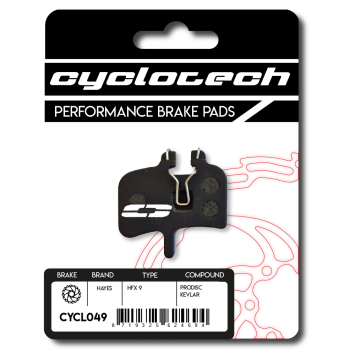 Hayes HFX Remblokken organisch, Cyclotech Prodisc Kevlar.