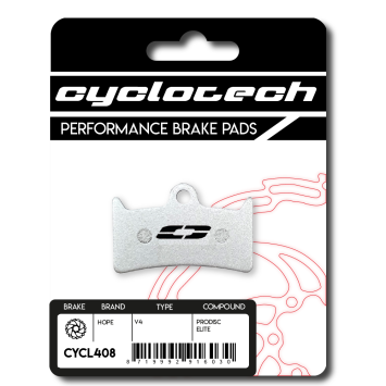 Hope V4 remblokken, Elite. Cyclotech Prodisc Elite