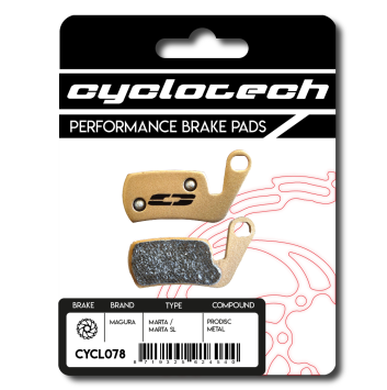 Magura Marta - Marta SL remblokken sintered, Cyclotech Prodisc Metal.