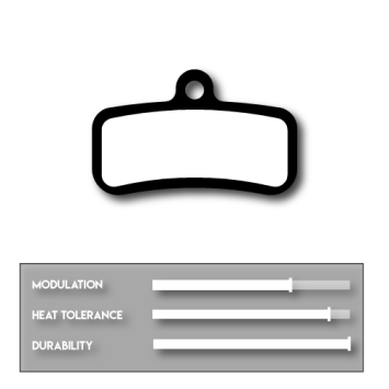 Cyclotech Subzero Metal REFILL remblokken voor o.a. Shimano Saint - Shimano Zee